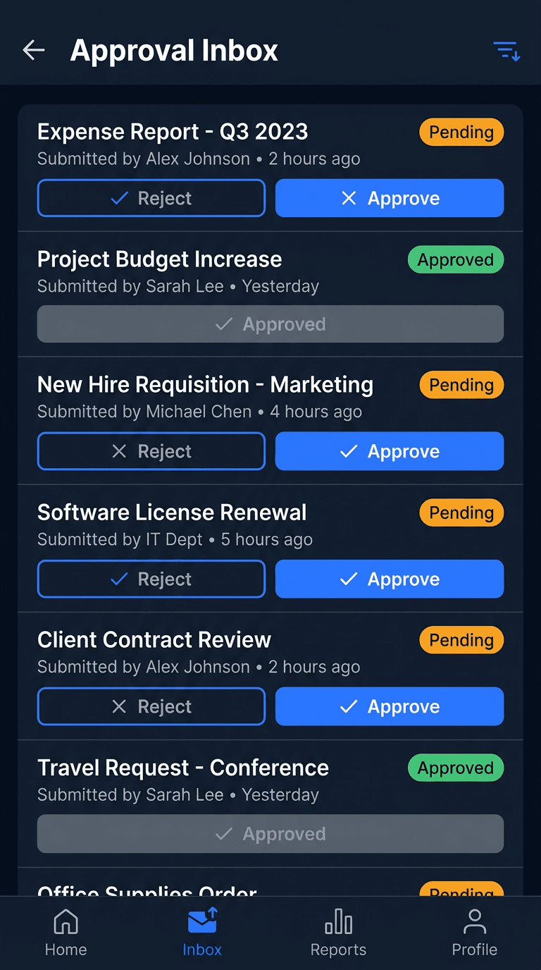 Preview Approval Flow